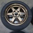 JDM Volk Racing TE37 Bronze 15 inch Wheels 